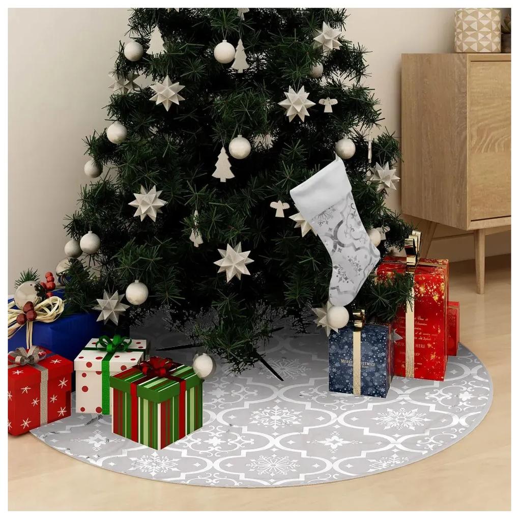 Decorações festivas VidaXL  saia de árvore de Natal 90 cm