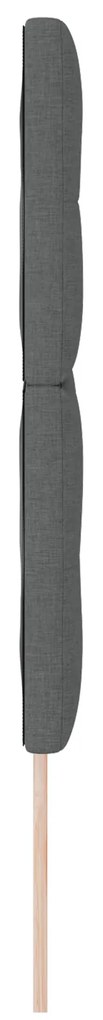 Cabeceira Estofada Cinza Escuro da 140 cm