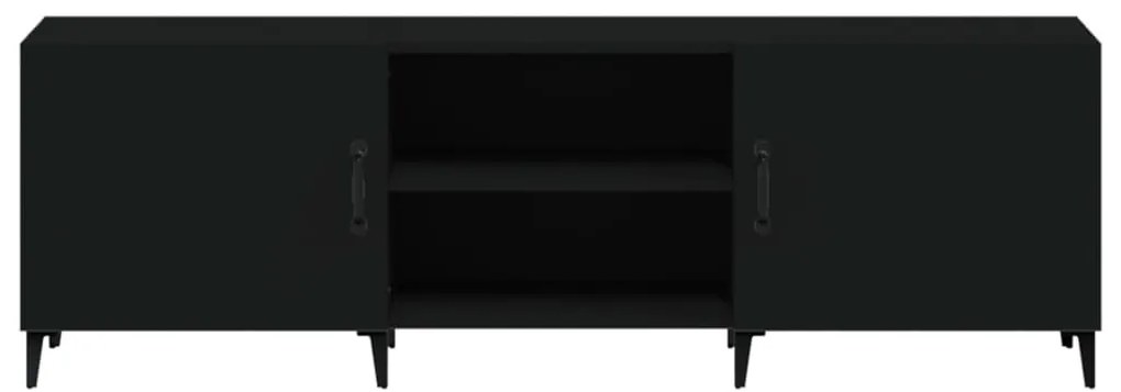 Móvel para TV 150x30x50 cm derivados de madeira preto