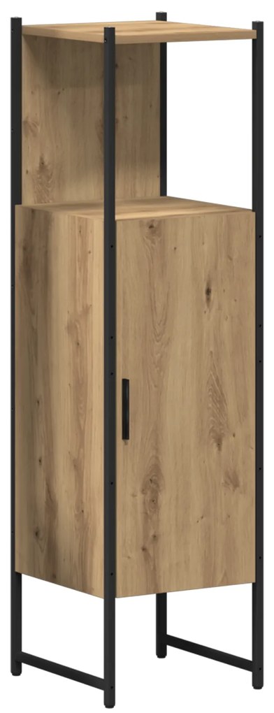 Conjunto de Mobiliário para Banheiro de 4 Peças em Carvalho Artisan e