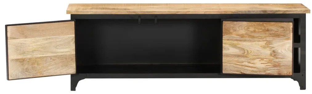 Móvel de TV 120x30x40 cm madeira de mangueira maciça