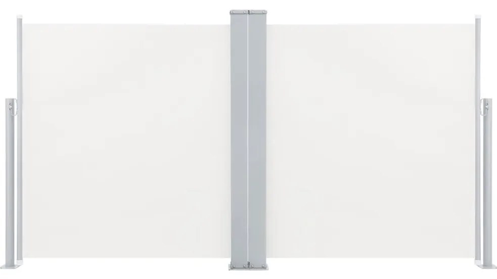 Toldo lateral retrátil 100x600 cm creme