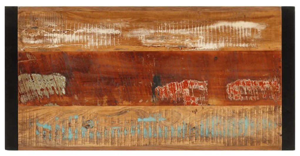 Mesa de bar 110x55x110 cm madeira recuperada maciça