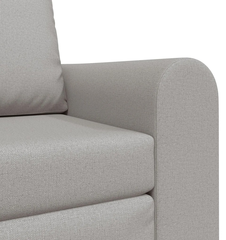 Sofá-Cama de Chão 2-em-1 Cinzento Nuvem 98x71x83 cm Tecido