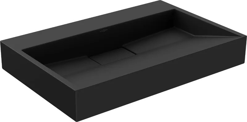 Mexen Ava lavatório de bancada em conglomerado B/O 70 x 46 cm, preto - 23017070