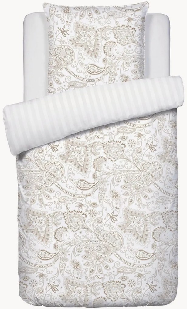 Conjunto de roupa de cama em cetim de algodão Indienne, vários tamanhos