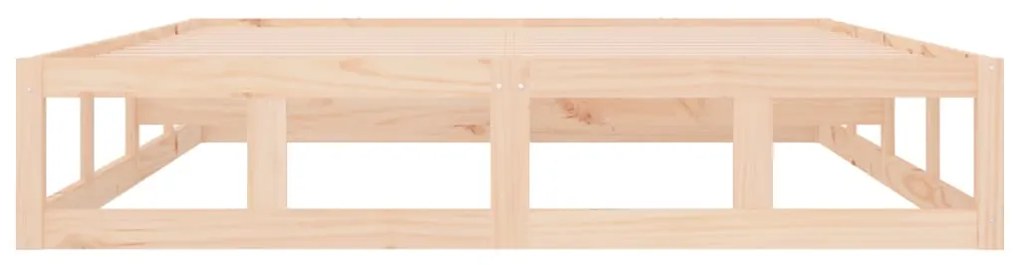 Estrutura de cama 180x200 cm 6FT super king madeira maciça