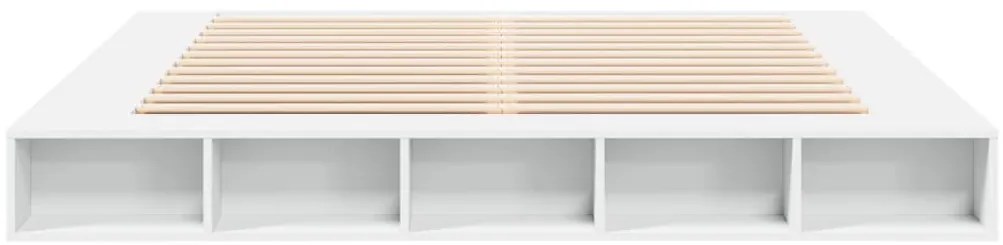 Estrutura de cama 180x200 cm derivados de madeira branco