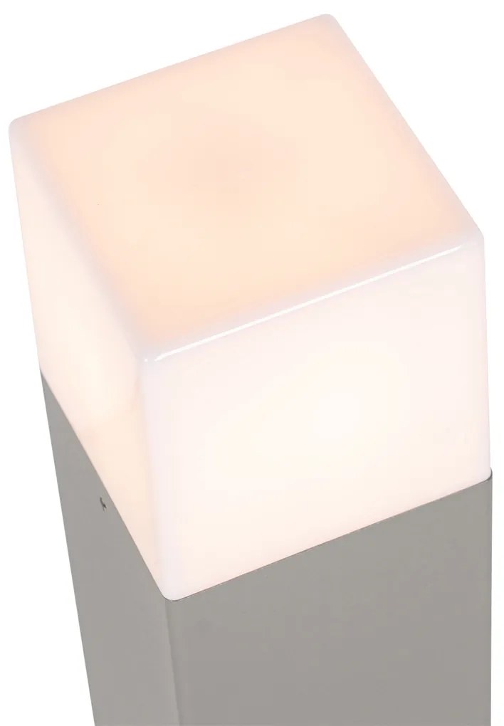 Candeeiro de chão exterior moderno cinzento 50 cm IP44 - Dinamarca