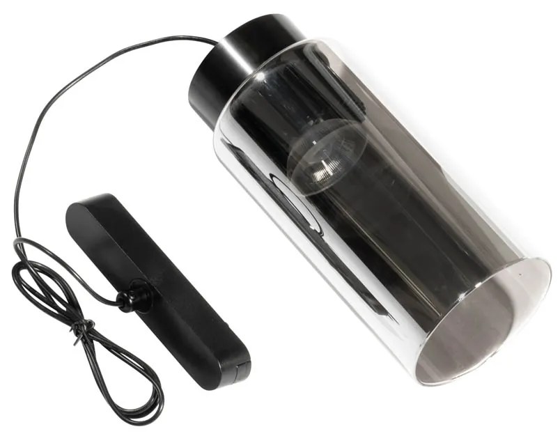 Candeeiro Pendente Moderno Preto para Sistema de Trilho Monofásico c/ LED Integrado - Magnetic Vance