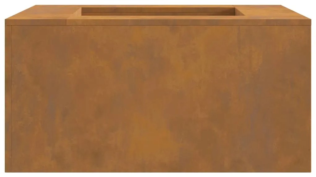 Fogo Square 80x80x40 cm Aço Envelhecido