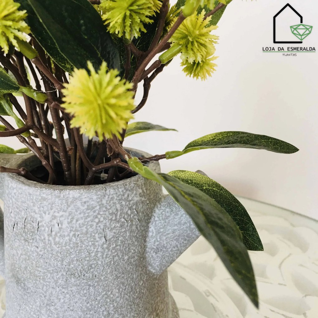 Planta Decorativa em Regador | 10x10x23CM - Modelo 1