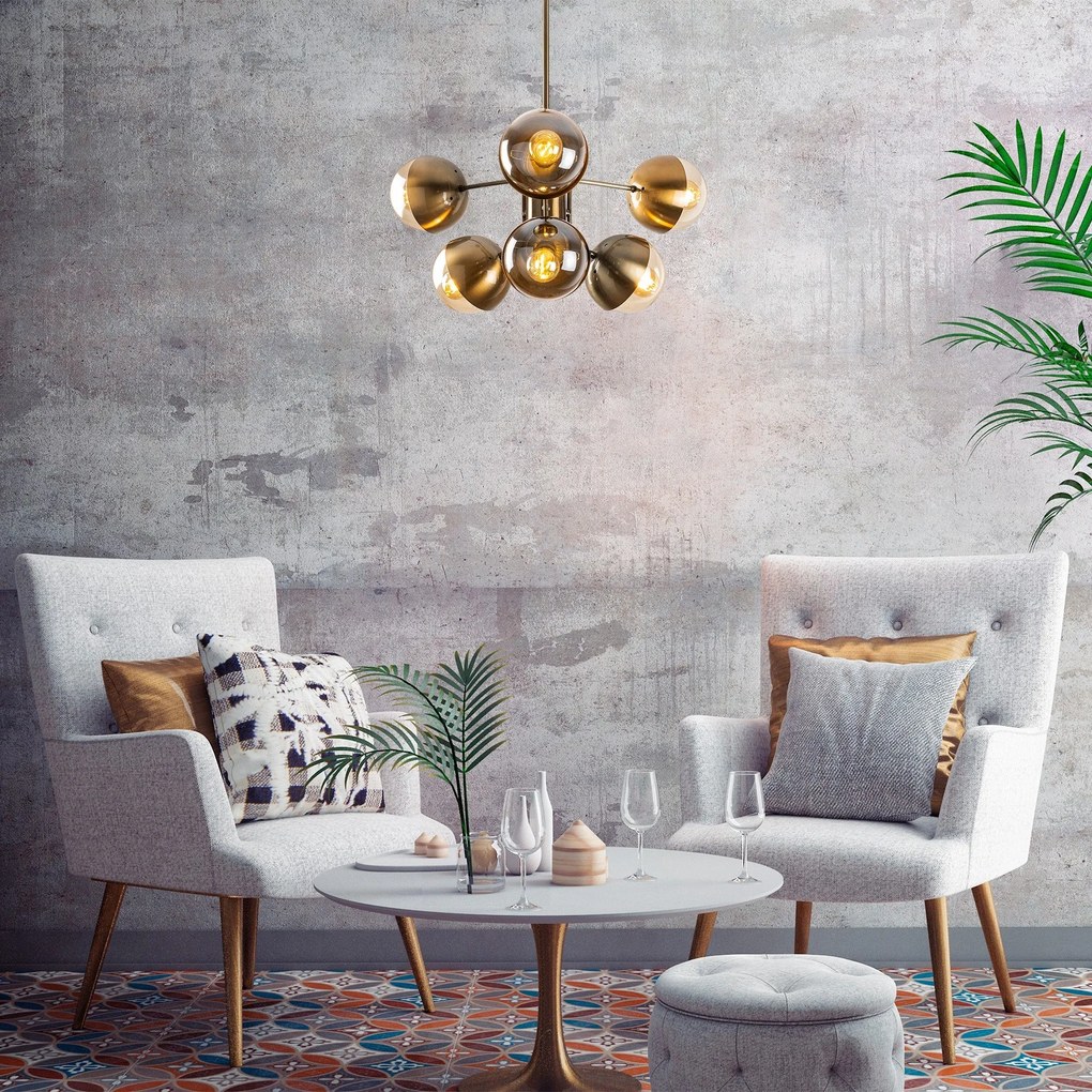 Candeeiro Suspenso Karsor – Vintage – 64 x 64 cm