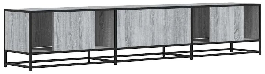 Móvel de TV 210x35x41 cm derivados de madeira cinzento sonoma