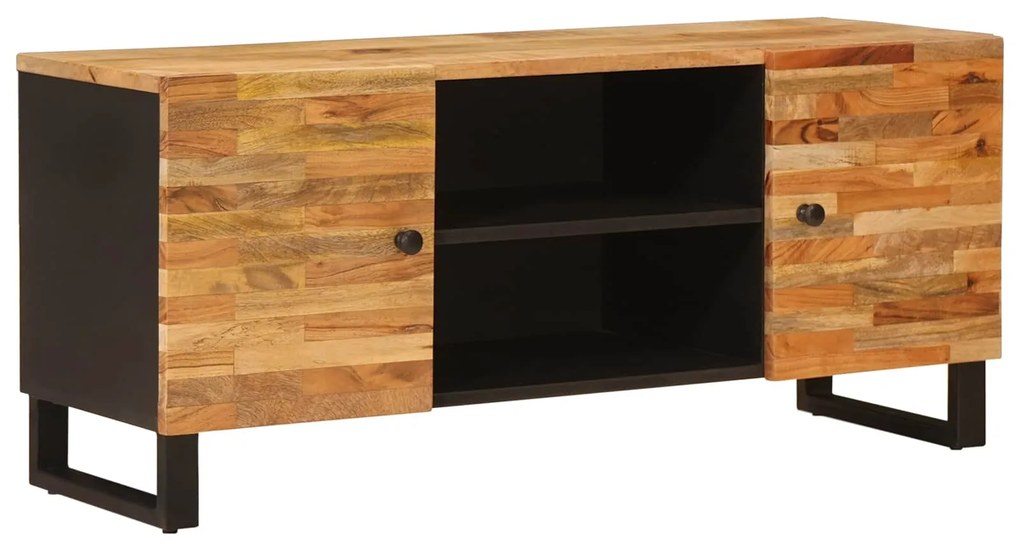 vidaXL Gabinete para TV com armazenamento Castanho 105 x 33,5 x 46 cm