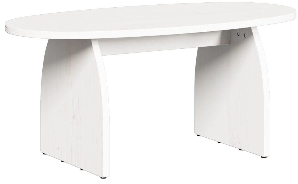 Mesa de centro Branco 80 x 40 x 35 cm