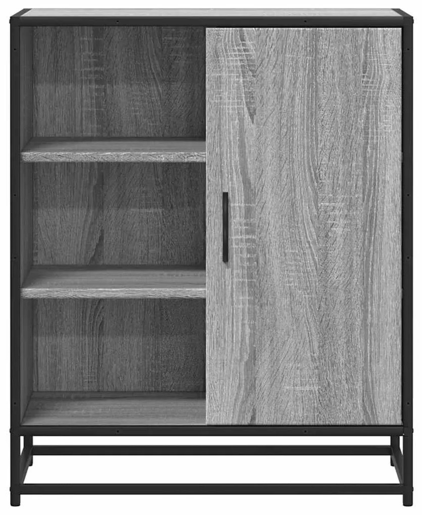 Aparador 62x35x76 cm derivados de madeira cinzento sonoma