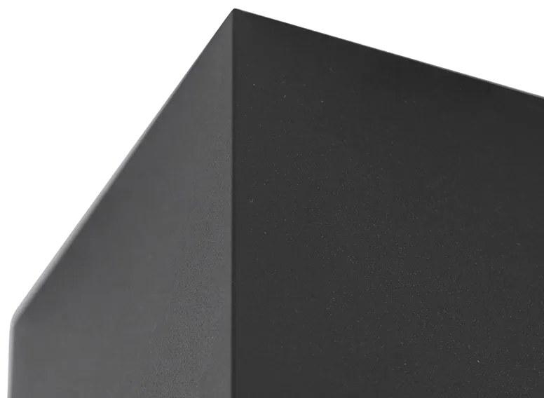 Foco de design inteligente preto Incl. WiFi GU10 - Qubo Honey