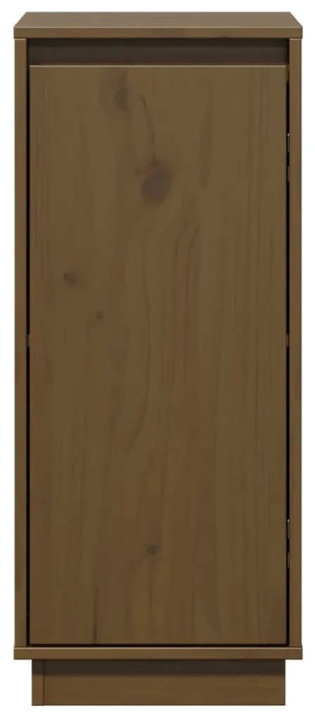 Aparadores 2 pcs 31,5x34x75 cm pinho maciço castanho mel