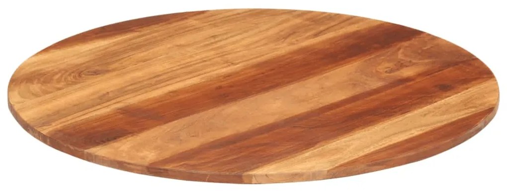 Tampo de mesa redondo madeira de acácia maciça 15-16 mm 70 cm