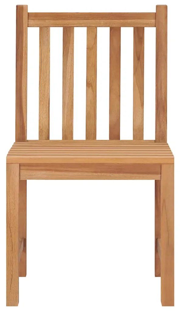 Cadeiras de jardim 8 pcs c/ almofadões madeira de teca maciça