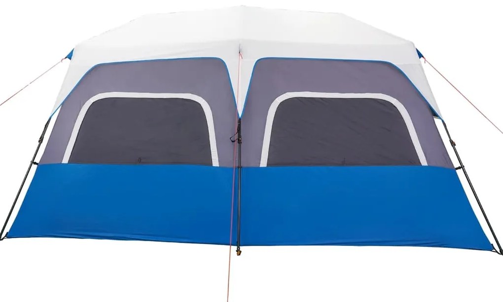 Tenda familiar c/ LED 10 pessoas libertação rápida azul-claro