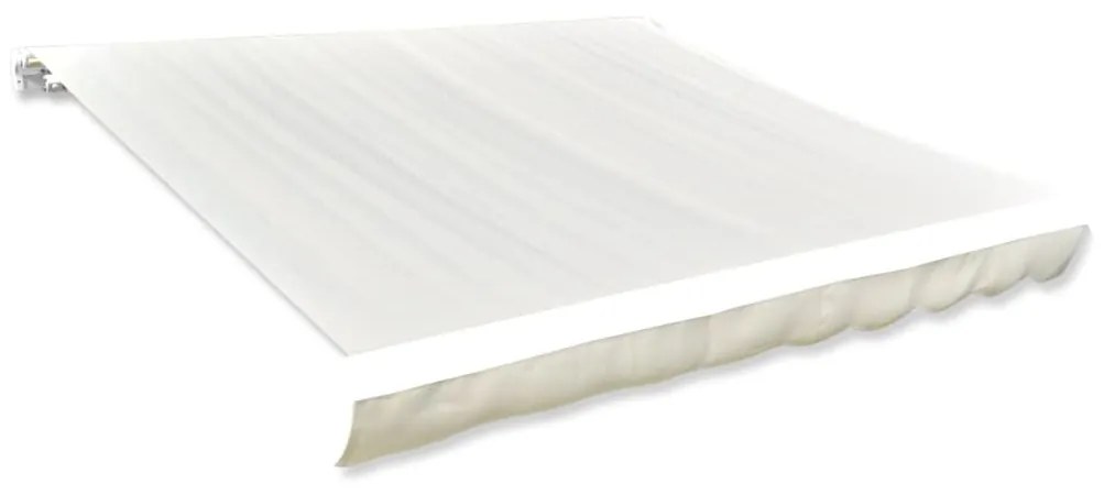 143703 vidaXL Lona para toldo creme 450x300 cm