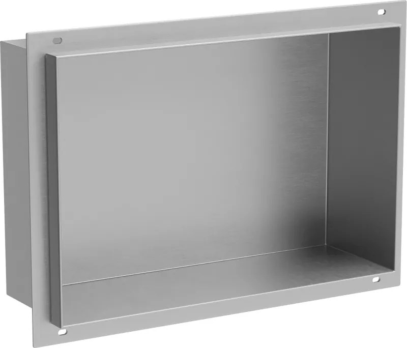 Mexen X-Wall-NR prateleira embutida sem flange 30 x 20 cm, inox - 1911302010