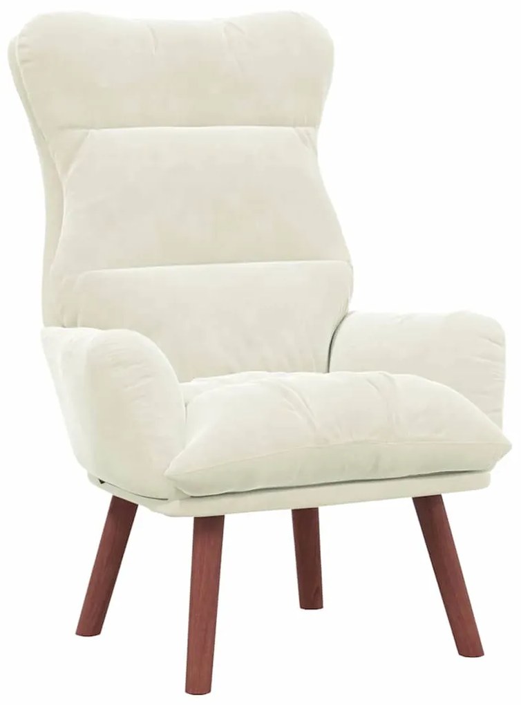 Poltrona relaxante Velvet Creme