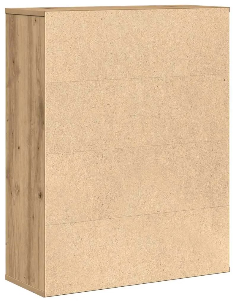 Estante 60x24x76,5 cm derivados de madeira carvalho artisiano