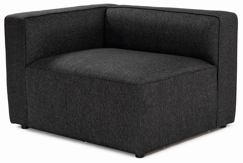 Sofá de 2 Lugares Mora – Antracite – 220x69x90 cm