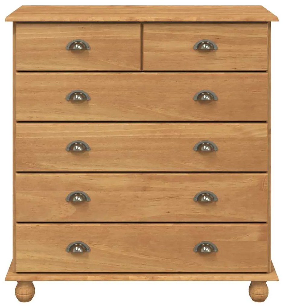 Cômoda 'ASKIM'91x40x95.5 cm Madeira Maciça de Pinho