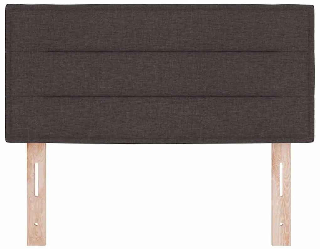 Cabeceira vidaXL Design Linhas Castanho 90 cm Tecido