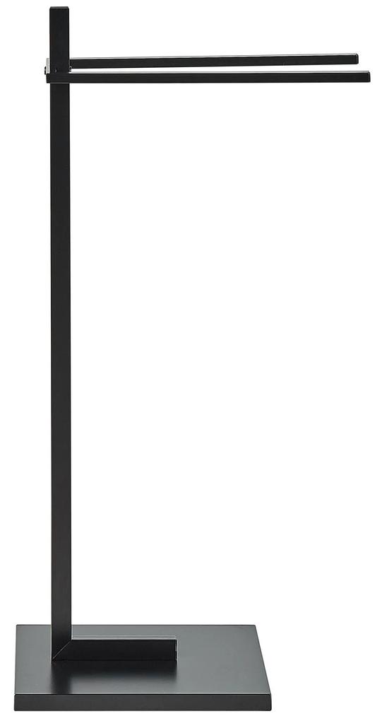 Toalheiro preto 45 x 86 cm SELVA Beliani