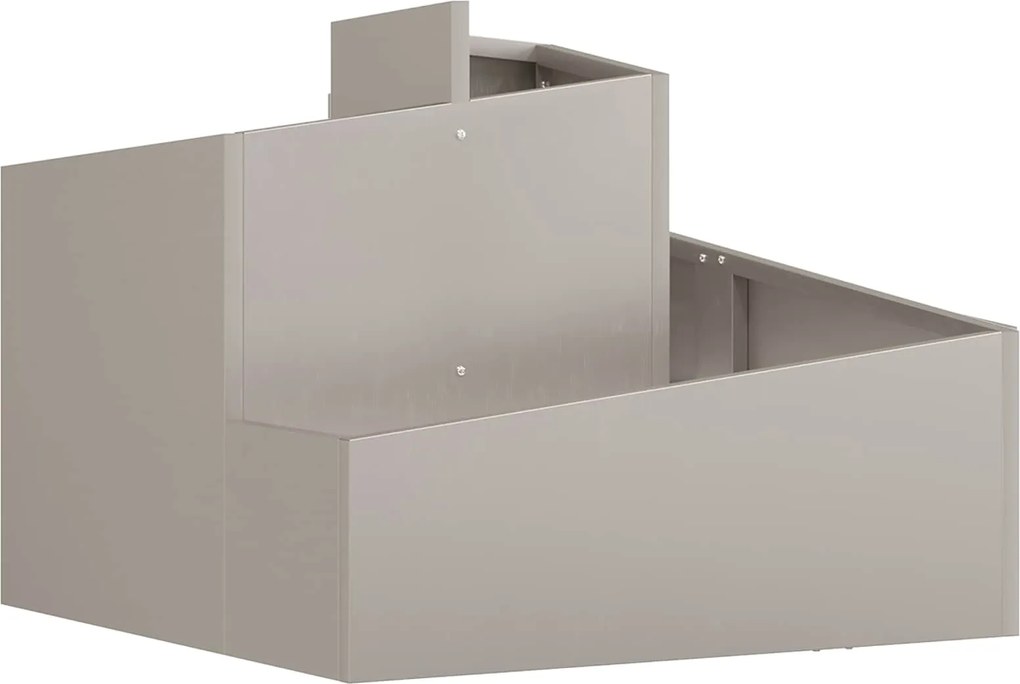 vidaXL Vaso de Jardim Castanho 60 x 60 x 50 cm