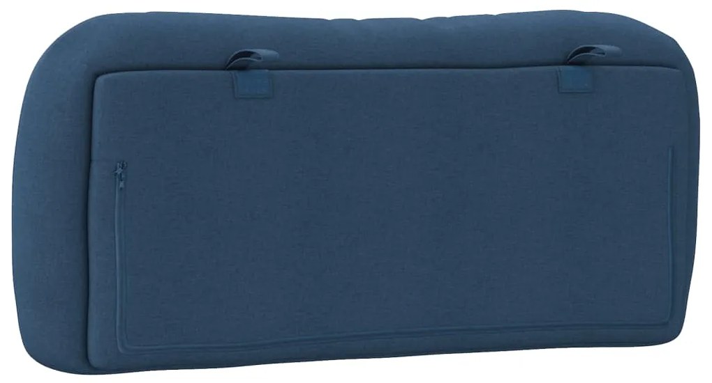 Almofadão de cabeceira 80 cm tecido azul