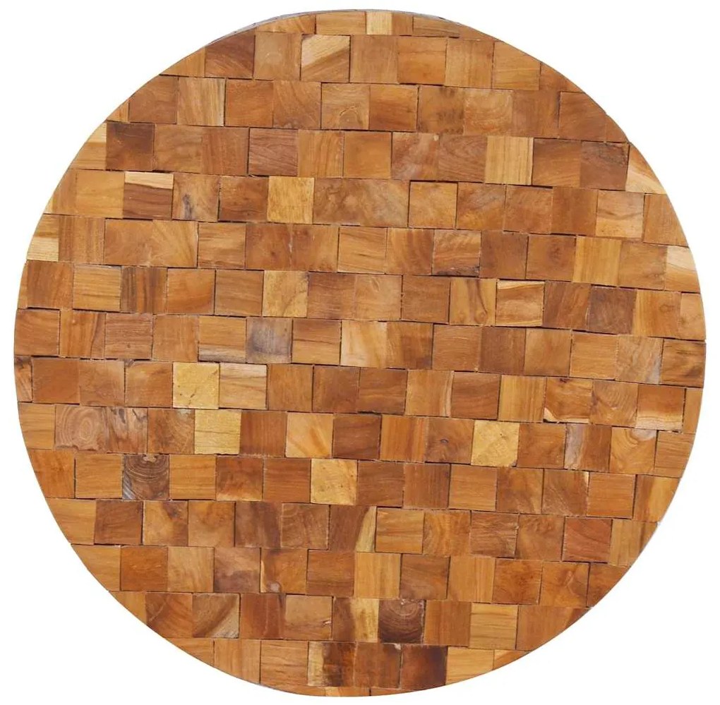 Mesa de centro 60x60x35cm madeira de teca maciça