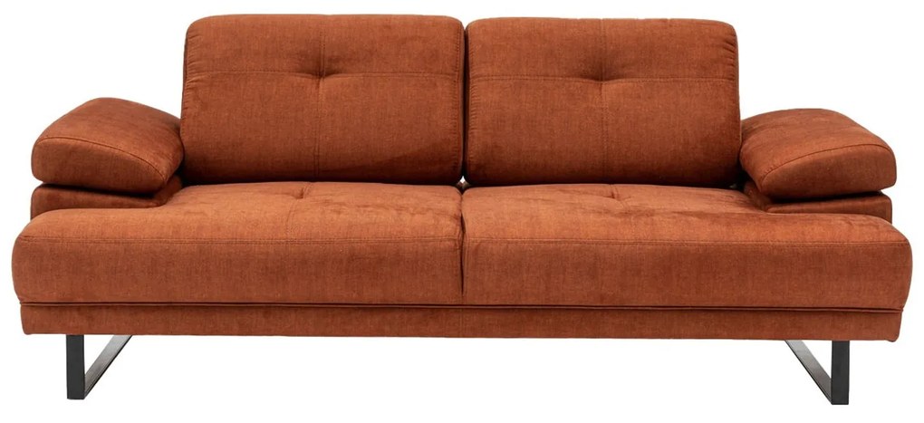 Sofá-Cama de 2 Lugares Mustang – Laranja – 199x99x83 cm