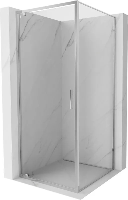 Mexen Exo cabine de duche de abrir 75 x 75 cm, transparente, cromada - 8181-075-075-01-00