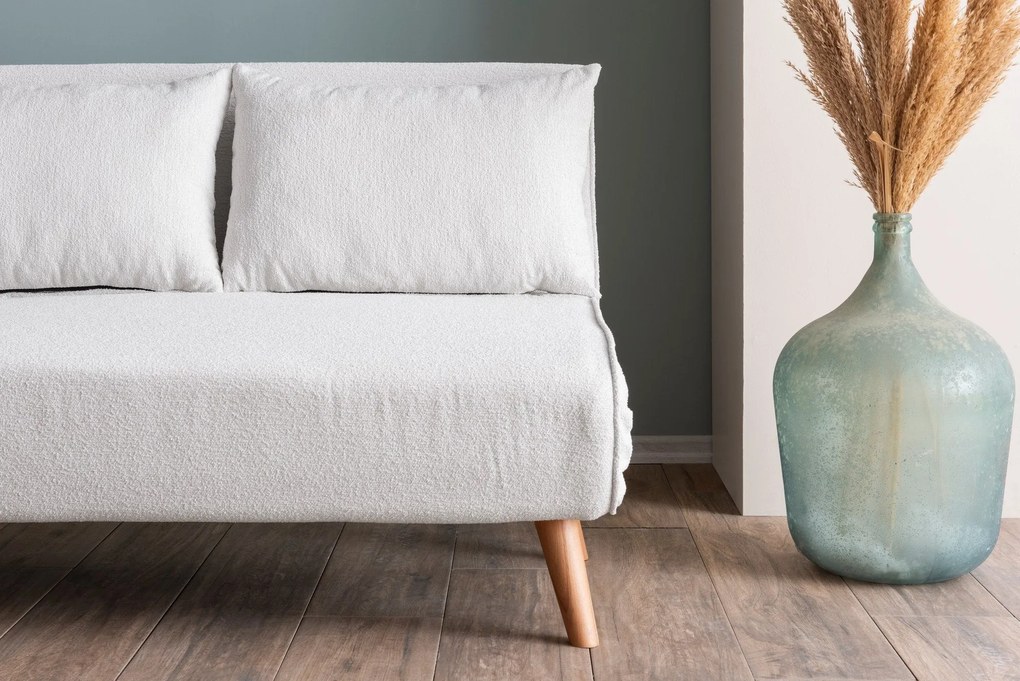 Sofá-Cama 2 Lugares Folde – Branco – 120 x 180 cm