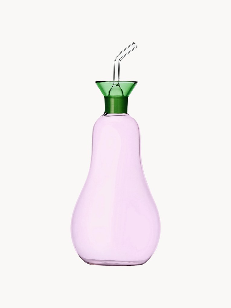 Dispensador de vinagre e azeite em vidro de borossilicato artesanal Vegetables