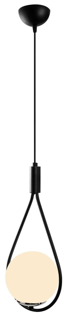 Candeeiro Suspenso Mudoni – Preto – 20 x 15 cm