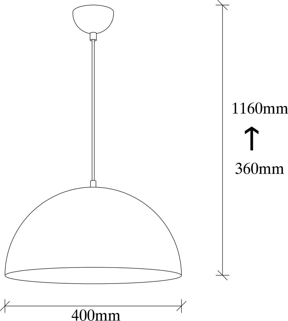 Chandelier Berceste – Preto – 40 x 40 cm