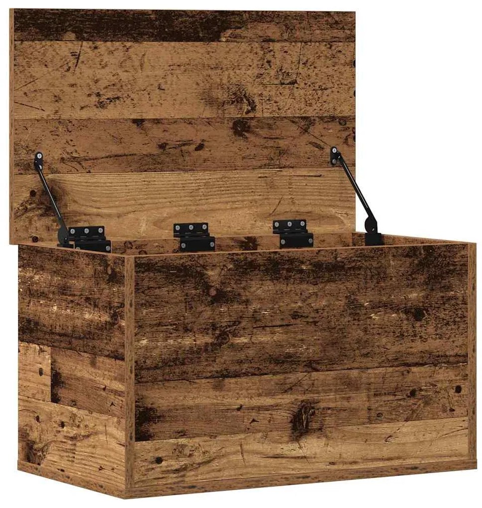 Caixa de Armazenamento vidaXL em Madeira Recycled 60x35x35 cm