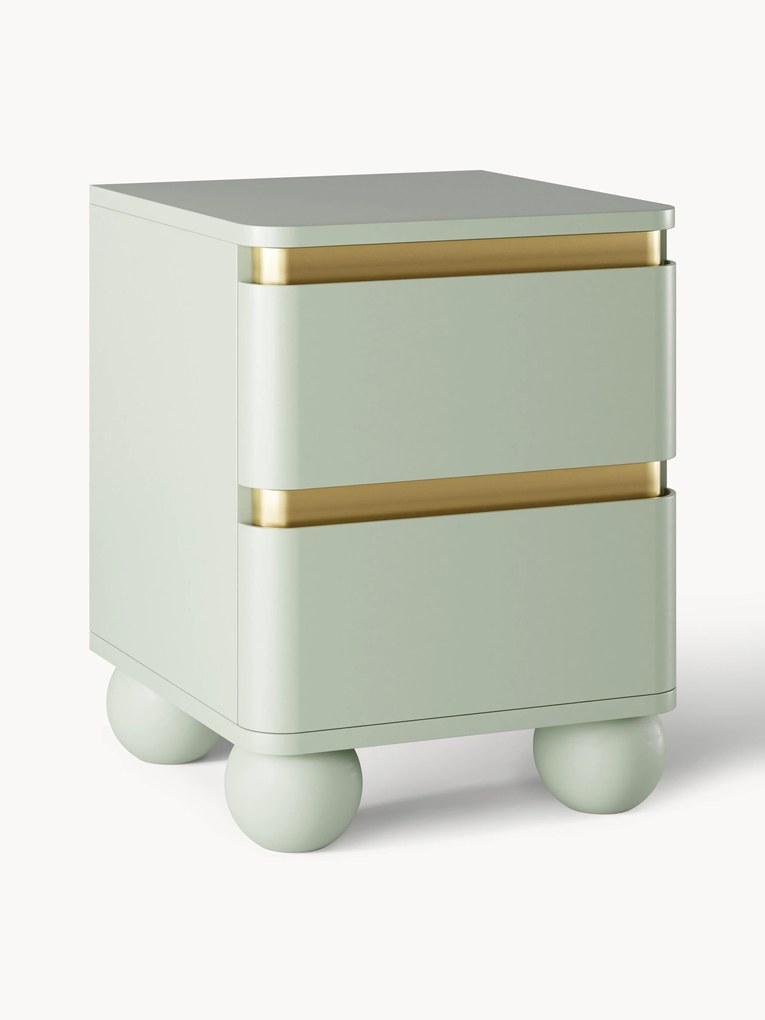 Mesa de cabeceira com pernas esféricas Bumba