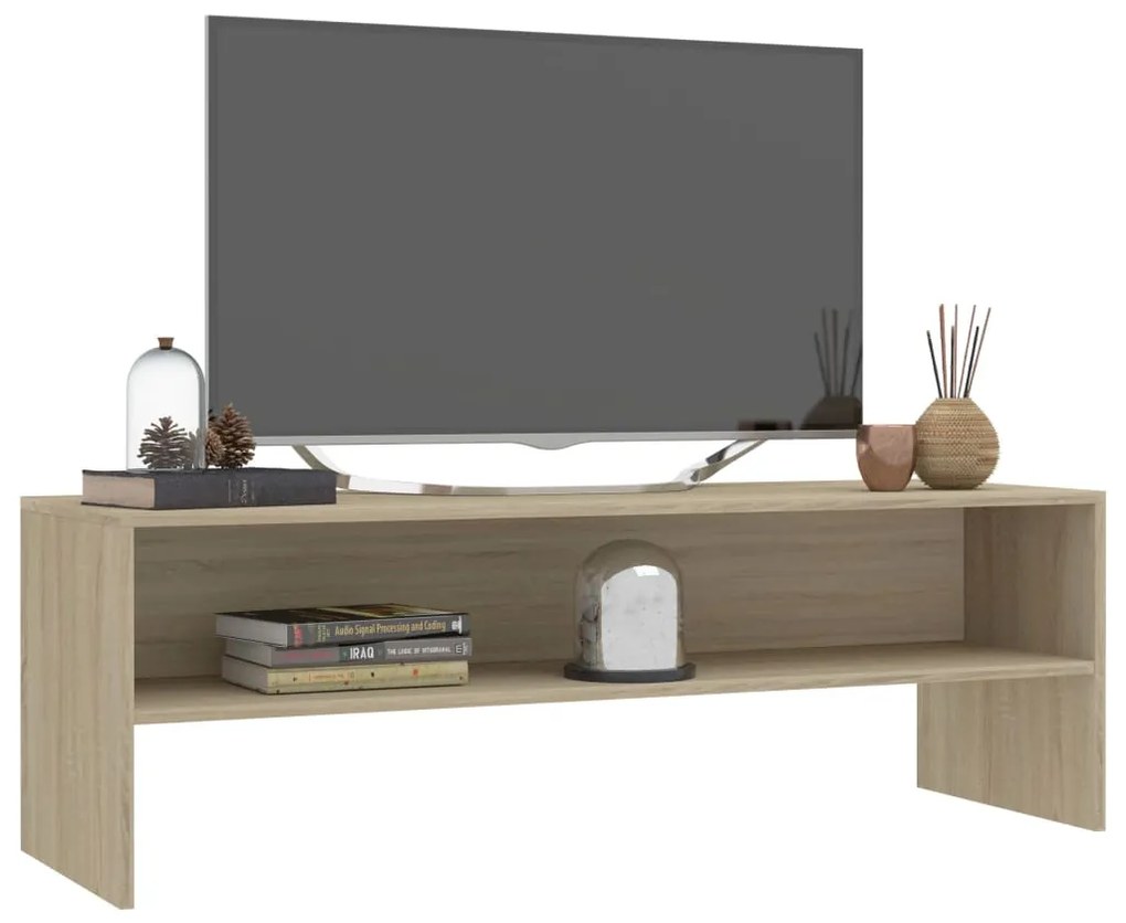 Móvel de TV 120x40x40 cm derivados de madeira carvalho sonoma