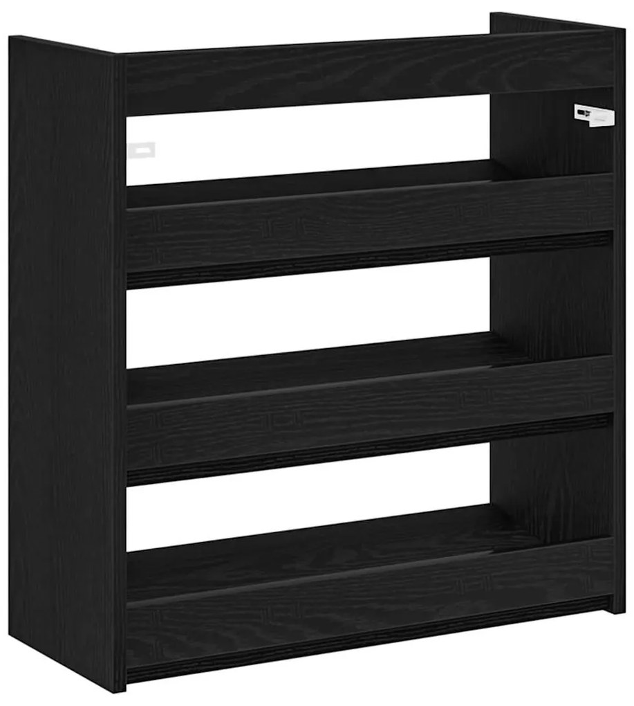 Sapateira 60x25x62 cm derivados de madeira preto