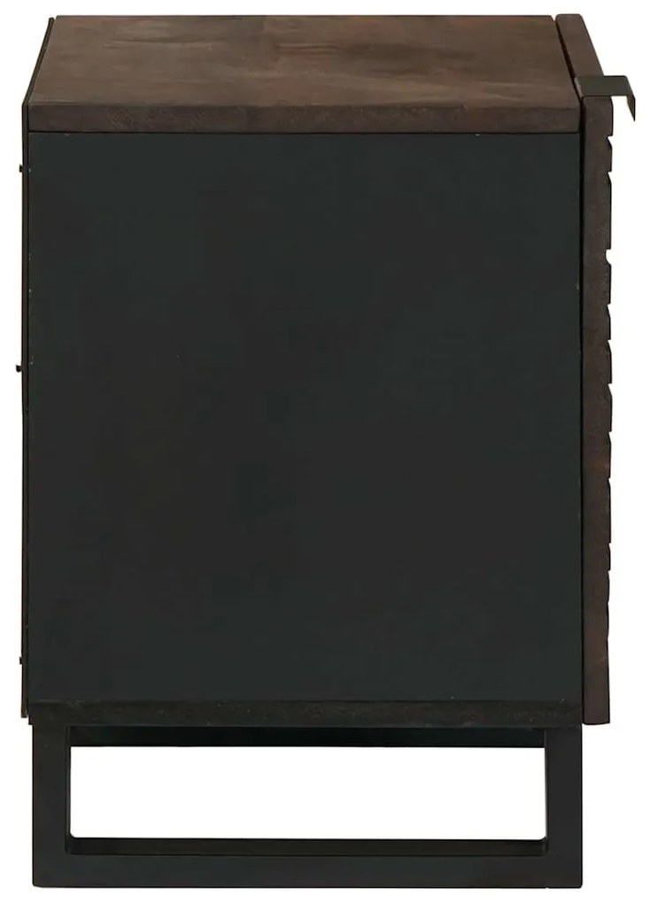 Cômoda de Cabeceira 40 x 33,5 x 46 cm - Madeira Maciça de Mangueira
