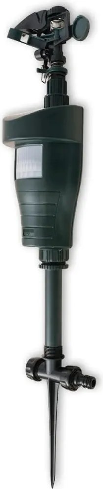 vidaXL Spray a jato repelente de animais com sensor PIR verde-escuro