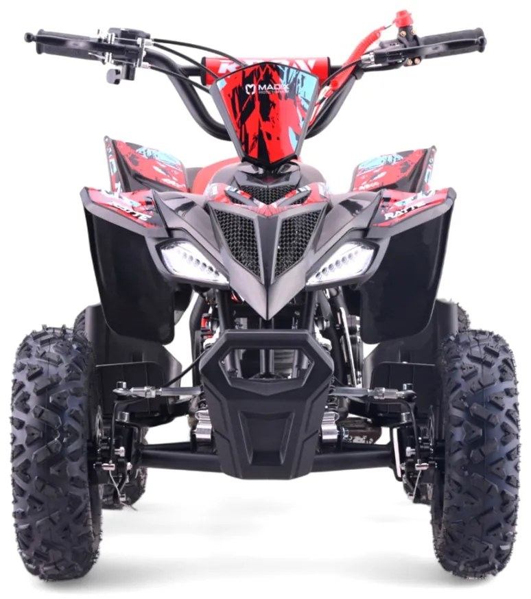 MINI MOTO 4 GASOLINA PARA CRIANÇAS 49cc Roan Ratte R6 4.5cv VERMELHA